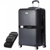 VERTICAL STUDIO "Bergen" 28" Valise noir avec sangle de bagage GRATUITE