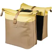 Basil Vive Hooks Double Panniers 35l Beige