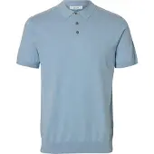 Selected Berg Short Sleeve Polo Bleu S Homme
