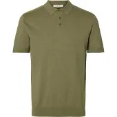 Selected T-Shirt 'SLHBerg' olive