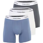 Calvin Klein Boxers bleu-gris / anthracite / blanc