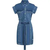 Karl lagerfeld Jeans B2w13054 Short Sleeve Short Dress Bleu XL Femme