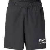 EA7 Pantalon de sport noir / blanc