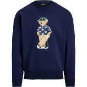 Ralph Lauren Pull-over bleu marine / cappuccino / vert foncé