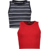 Blue Seven Haut bleu marine / rouge / blanc