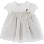 Chicco Robe gris / blanc