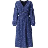 Pepe Jeans pour femme. PL9537802 Robe Barby bleue (M), Casuel, Viscose, Manche longue