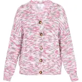 Usha Cardigan rose / rose pastel