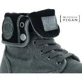 Palladium Bottines Baggy pour homme à lacets et col plissé, couleur gris – undefined / gris