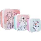 Disney Frozen Frozen Lunchbox 3-en-1 Mangeons !, Lunch box, Multicolore