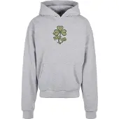 Mister tee Sweat-shirt gris / vert / olive