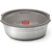 Black+blum Steel Food Bowl Argenté Small