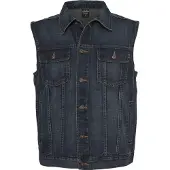 Urban Classics Gilet bleu denim