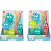 Toi-Toys Little Stars Badspeelgoed Vishengel met 3 Vissen, 4dlg.