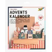Folia Kit pour faire son propre calendrier de l'Avent - Santa & Friends