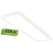 Briloner LED Plafonnier Salon Entrée EEK A Blanc neutre 33cm Nickel Mat
