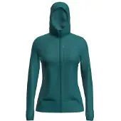 Icebreaker Merino 260 Quantum Full Zip Sweatshirt Vert XS Femme