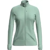Icebreaker Merino 260 Quantum Full Zip Sweatshirt Vert S Femme
