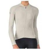 Castelli Espresso 2 Long Sleeve Jersey Beige L Femme