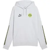 Puma Sweat-shirt 'Borussia Dortmund King' jaune / gris clair / noir