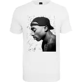Mister tee T-Shirt 'Tupac' gris / noir / blanc