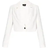 Faina Blazer blanc cassé