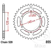 Jt Couronne moto JTR855,48