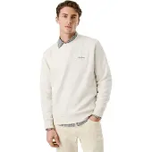 Pepe Jeans pour homme. PM5800013 Sweatshirt Macbeth Small Logo Plain off-white (M), Blanc, Casuel, Coton