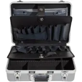 Ks Tools Mallette à outils ABS à coque dure avec cadre aluminium 471x338x154 mm - 850.0540
