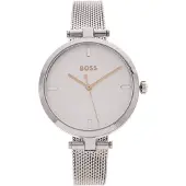BOSS 1502653 32mm Quartz Analogic Woman Watch Argenté Femme