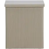 Ebuy24 Lenox table d'appoint beige.