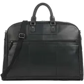 The Chesterfield Brand Cuir sac de voyage Travelbag Josh Black noir