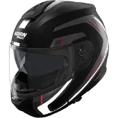 Nolan Casque modulable N100-6 Radiante, noir/gris/rouge, L (60)