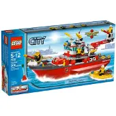 LEGO City - Le bateau des pompiers - 7207
