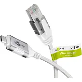 Goobay Câble Ethernet USB vers RJ45 fin -