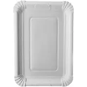Papstar Assiette en carton "pure" carrée, 180 x 260 mm, blancá, 250pcs
