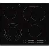 Electrolux Ehf6547fxk Vitroceramic Hob 60 Cm 4 Burners Noir