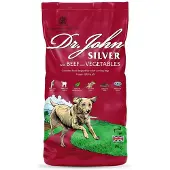 Dr. John Croquettes pour chien Silver au bœuf, 15 kg