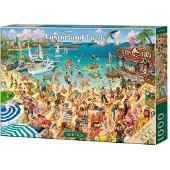 Castorland Puzzle - S'amuser au bord de la mer - 1000 pièces jeu de pose