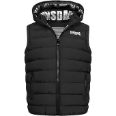 Lonsdale Gilet 'Lydford' noir / blanc