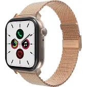Just in Case Silksteel Strap Apple Watch 44-49mm Rose