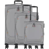 Travelite Ensemble de valises Umbria à 4 roulettes, 3 pièces, avec extension