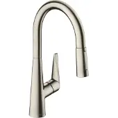 Hansgrohe Talis S M51 Mitigeur monocommandé pour cuisine 200, douchette extractible, 2 jets, 72813800