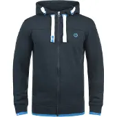 !Solid Veste de survêtement 'Benjamin' bleu / blanc