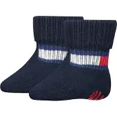 Tommy Hilfiger Chaussettes av. Antidérapant - 2 Pack - Bébé Drap - - 15/18 - Chaussettes