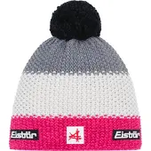 Eisbar Unisexe, Bonnet, Star Pompon Ski Austria, Gris, Pink, (Taille unique)