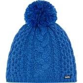 Eisbar Unisexe, Bonnet, Afra Pompon Mütze, Bleu, (Taille unique)
