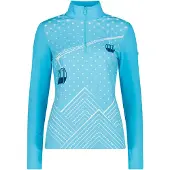 CMP 35l0496 Half Zip Sweatshirt Bleu 2XS Femme