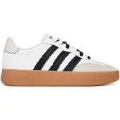 Adidas Baskets basses 'BARREDA' beige / noir / blanc