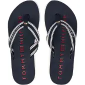 Tommy Hilfiger Fw0fw09193 Flip Flops Bleu EU 36 Femme